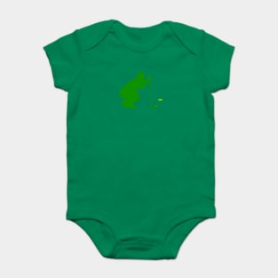 Line it UP Green Baby Bodysuit